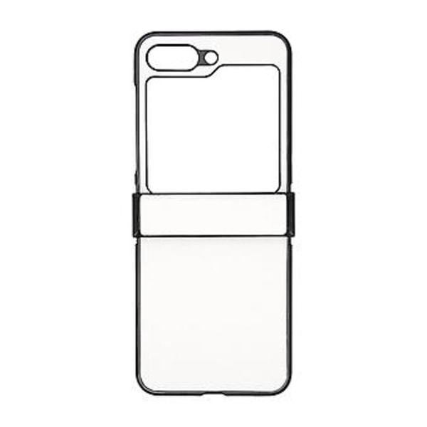 Lichee Mønster Mobiltelefon Syntetisk Læder Etui Foldeskærm Mobiltelefon Beskyttelsesetui til Galaxy Z Flip 5 Etui Hvid