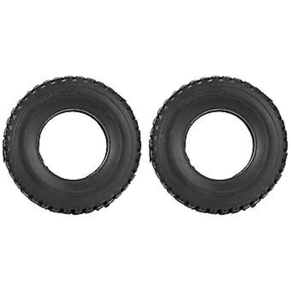 2 st 19mm Gummidäck För 1/14 Rc Semi Traktor Lastbil Tippbil Man Hauler Actros Scania S