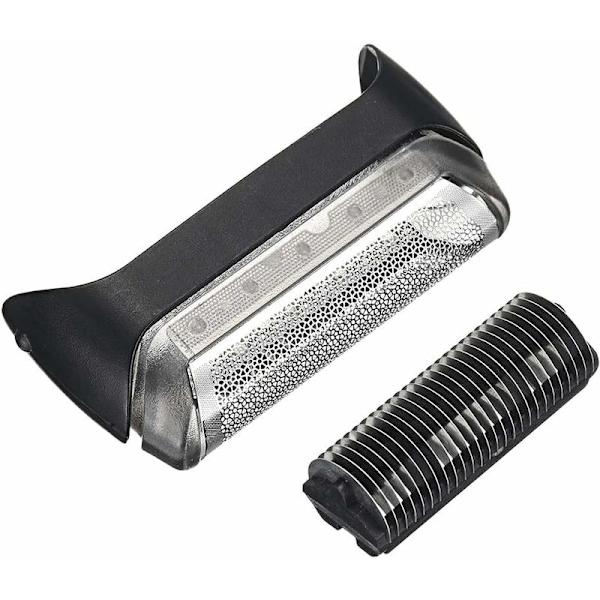 Ersättning rakhuvud, rakblad kompatibla med BRAUN 10B Series 1 190 180 170, 10B/20B Ersättning rakblad skärhuvud svart för rakapparat