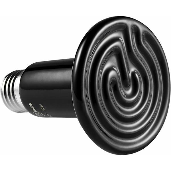 E27 50W Sender Radiator Dyr Infrarød Pære Keramisk Varmeapparat, Reptillampe til Padder, Slange, Fugle, Skildpadde, Kat, Hund