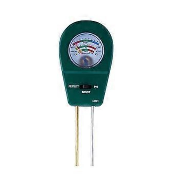 LY101 Jord PH Måler Digital Plug-And-Play 3-I-1 Jordtester Plantefugtighed Fertilitet PH Detektor Have