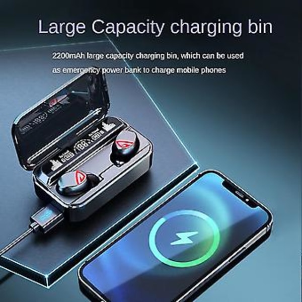 S10pro Tws Tand Et Tand 5.2 Bilateral Touch Et Med 0ma Digital Display Laddningsbox