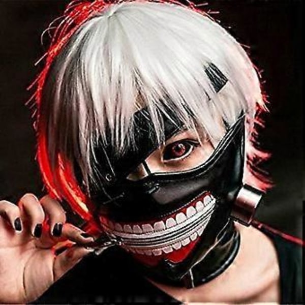 Tokyo Ghoul Kaneki Ken Cosplay Naamio Rekvisiitta Halloween Naamiaisjuhliin
