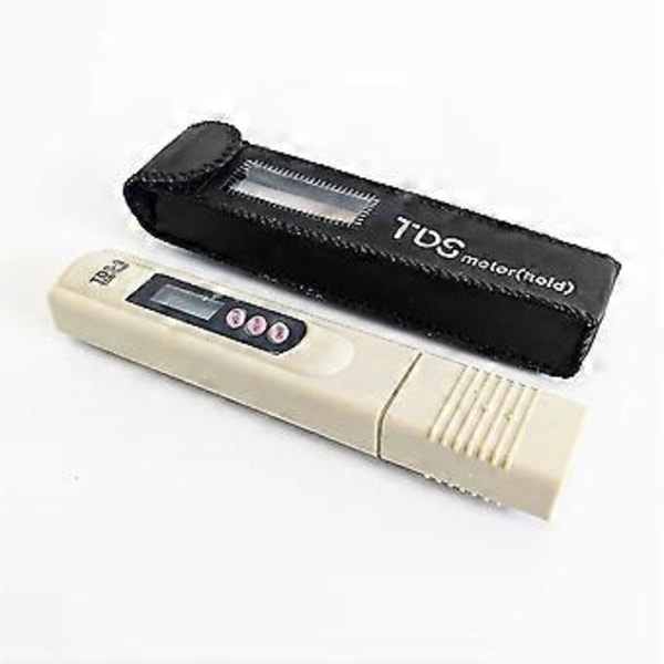 Kannettava kynämallinen TDS-mittari (Total Dissolved Solids), taskukokoinen mittari, vedenlaadun testaaja, 0-999 ppm:n alue juomavedelle, RO-vedenpuhdistimelle, Aqua
