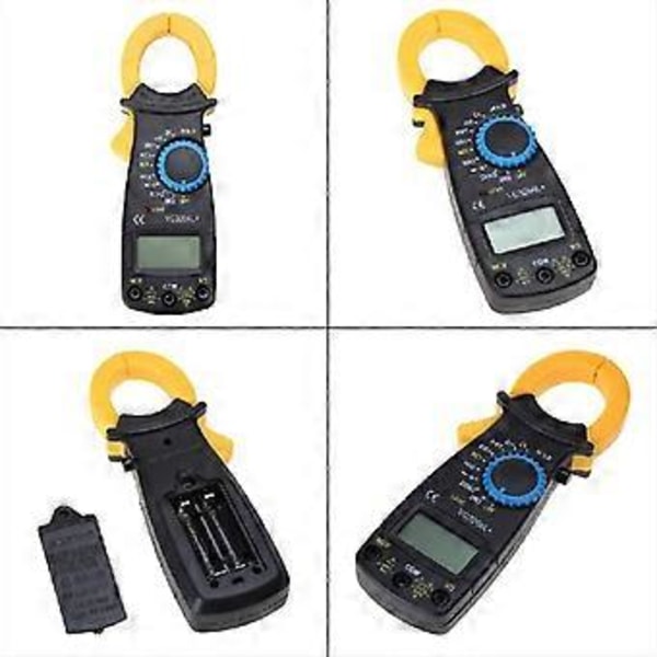 Ny Digital Clamp Multimeter AC för DC Volt Spänning Amp Ohm Elektronisk Testare Me