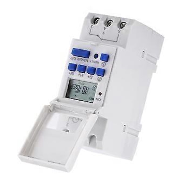 LCD-näyttö Viikoittain Ohjelmoitava Elektroninen Releaika Kytkin 16on8off Ajastin (AC/DC24V)