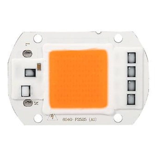 1kpl 50W Täyden Spektrin Lämmin/Valkoinen Led COB Siru Kasvivalo Kasvatuslamppu Puutarha Hydroponinen Kasvi