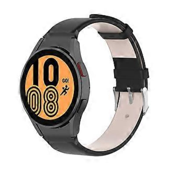 Læder Urrem Hurtig Udskiftningsrem til -Galaxy Watch 4 Buet Armbånd
