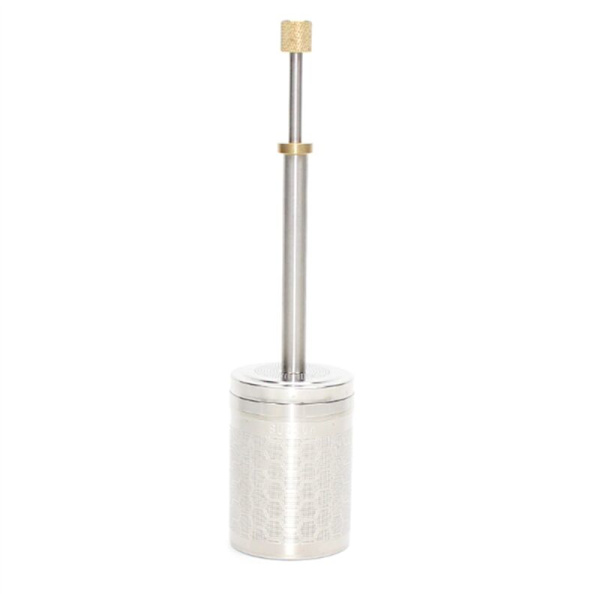 Bærbar fransk kaffepresse og tepresse, rustfrit stål kaffefilter og tepresse, genanvendelig kaffepresse