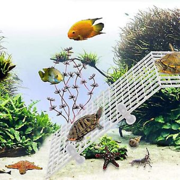 10 stk Akvarium Skillevegg Fisketank Skillevegg Filter Gitter Separasjon Gitterbrett Isolasjonsplate Gitter Wit