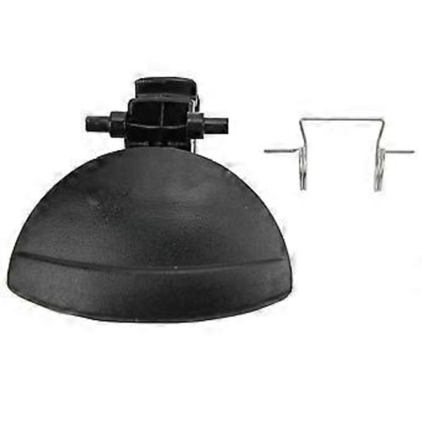 Handskerums låghåndtag med fjederudskiftning Sort Passer til Citroen C4 2004-2010