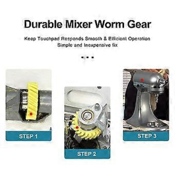 Reservedele til gear til W10112253 Mixer 5K45SS 5K5SS 5KPM5 Køkkentilbehør