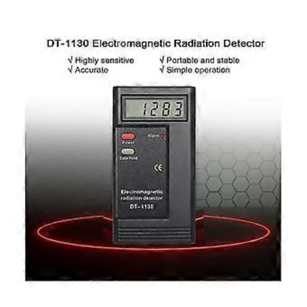 Dt-1130 Emf Meter Håndholdt Digital Elektromagnetisk Felt Grundlæggende Strålingsdetektor, Emf Reader Chec