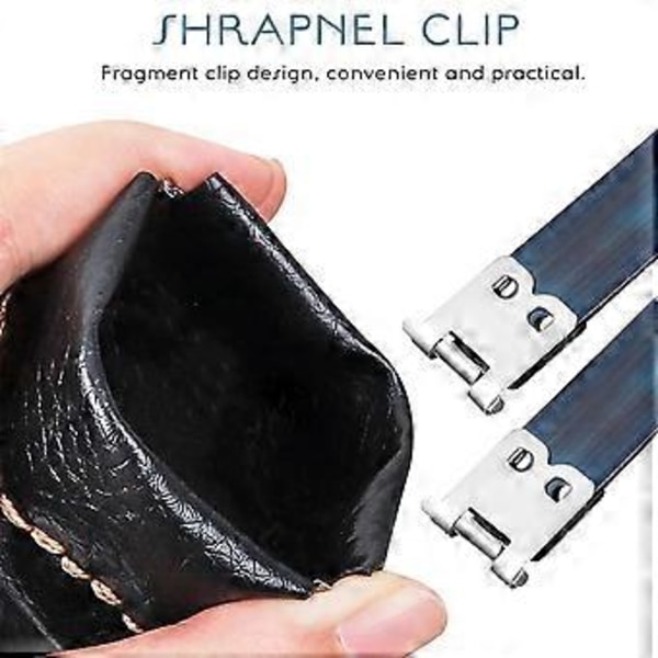 20 kpl Metalliset sisäiset joustavat kehykset, suukkolukko, lompakon kehys, kolikkolaukun saranat, klipsilaukun suukkolukko