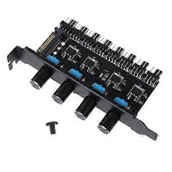 1 til 8 Splitter 4Pin Køling PWM Blæser Strømforlænger Adapter 12V Strømforsyning