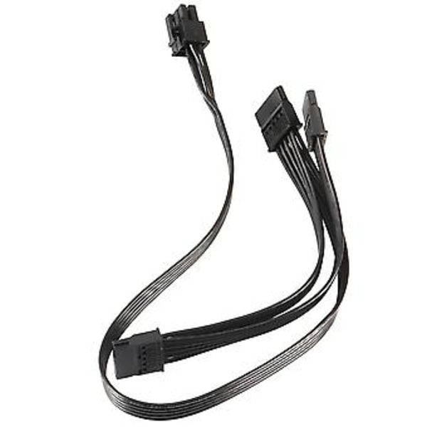 2st 6-Pin Till 3x Sata Drivkabel För Supernova 650 750 850 1000 1600 2000 G2 G3 P2 T2 Gs