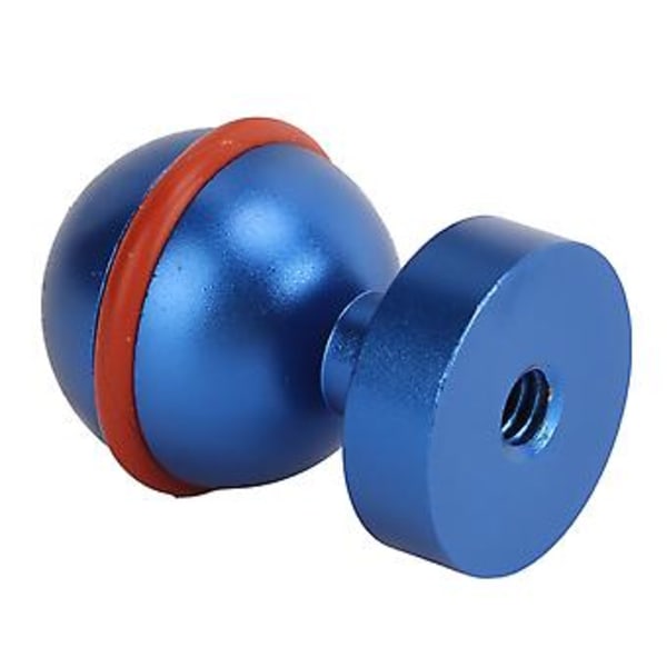Dykkelampe Kulehode Aluminium Legering Hardt Belegg Anodisering Liten Lett Holdbar Dykkerlykt Kulehode Blå