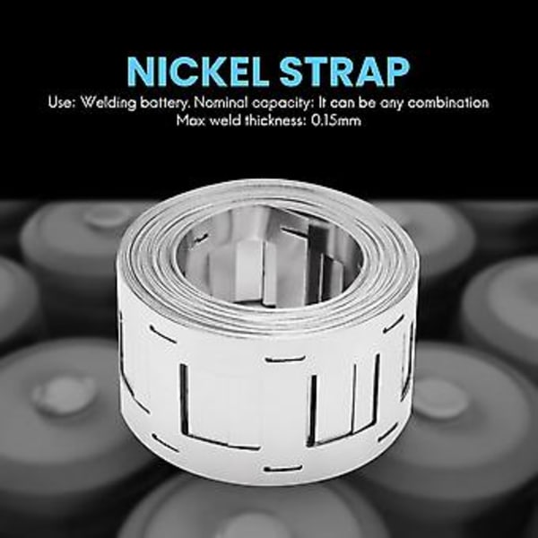 5m El S 0.15x27mm El Strip - Ni Pläterade Batterier För 1865
