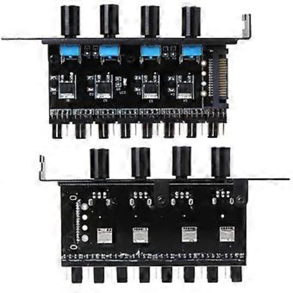 1 til 8 Splitter 4Pin Køling PWM Blæser Strømforlænger Adapter 12V Strømforsyning