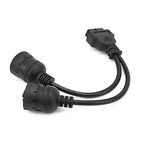29,5 cm Lastbil Diagnostisk Adapter Kabel Hun 16pin OBD2 til 9+6pin Scanner Tilslutningsledning