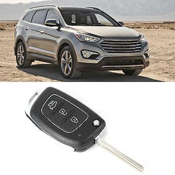 Nyckelskal Passar Hyundai, 3-Knapps Fjärrnyckel Fob Knapp Nyckelskal Nyckelskal Utsökt Design