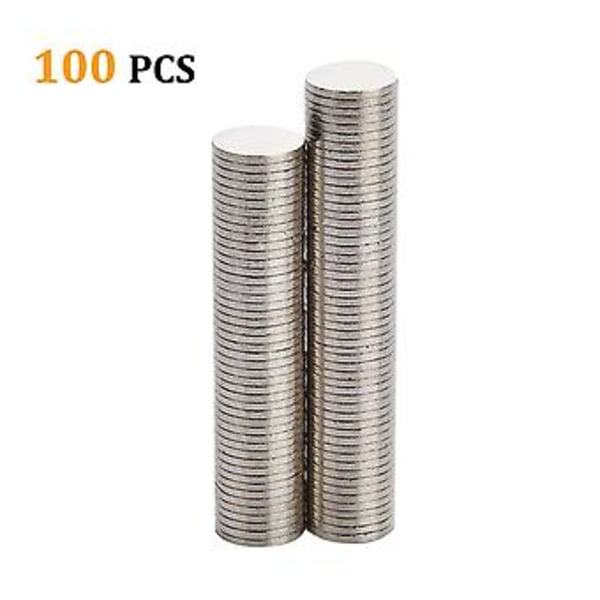 50 kpl 8*1mm Kiinteä Neodyymimagneetti N42 Pyöreä Levy Supermagneetit