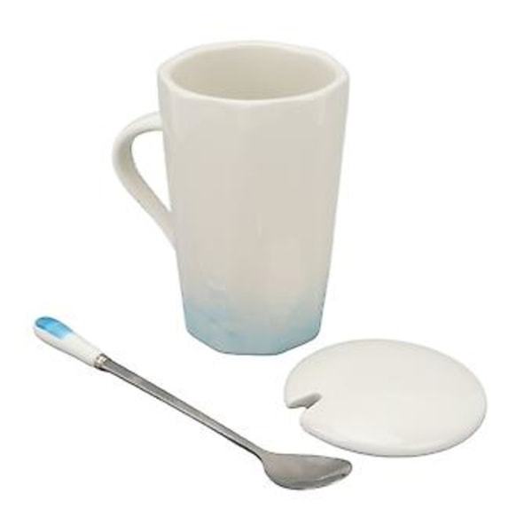 Muggar, 400ml Keramisk Mugg Bläck Keramisk Kaffemugg Kaffemuggar Strömlinjeformad Design