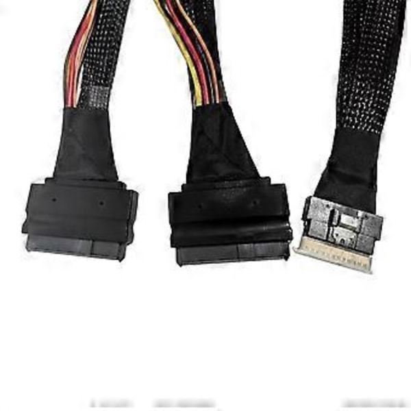 Kiintolevyn kaapeli SFF8654(8I) Slim SAS - 2SFF8639 NVMe U.2 -kiintolevyn kaapeli, monitoimiset kiintolevytarvikkeet