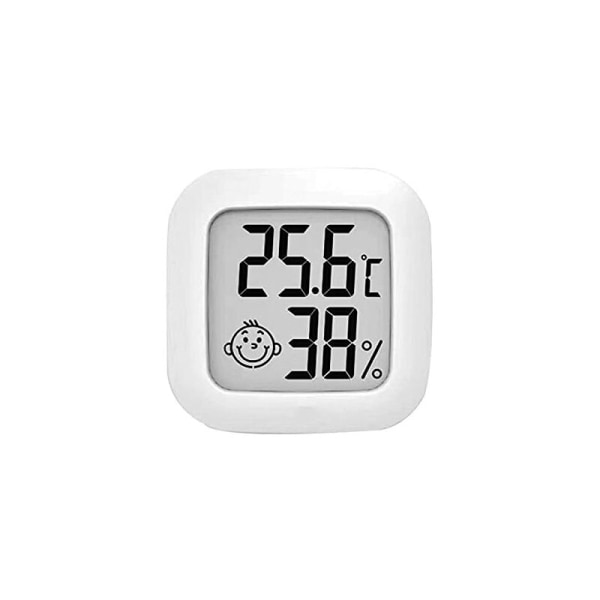 Inomhustermometer Hygrometer Liten inomhus- och utomhustemperaturdisplay Temperatursensor Mini LCD-termometer Hygrometer inomhustempera