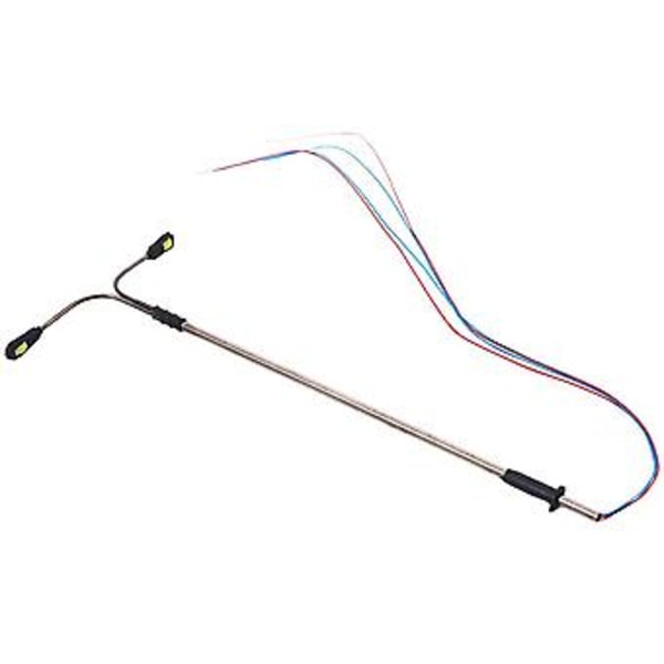 2led 1:100 Skala Gadelampe Landskab Mini Lygtepæl Til Sandbord Model Lygtepæl Til Togbane