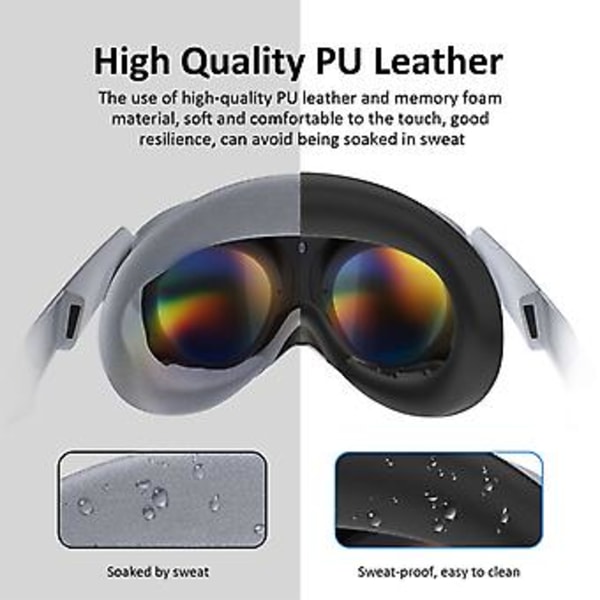 Åndbar VR Ansigt Interface Beslag Svampe Ansigtspude til Pico 4 VR Headset