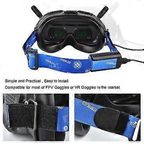 Pääpanta Kiinnitys Mukava Lahja Joustava VR-lisävaruste DJI FPV:lle