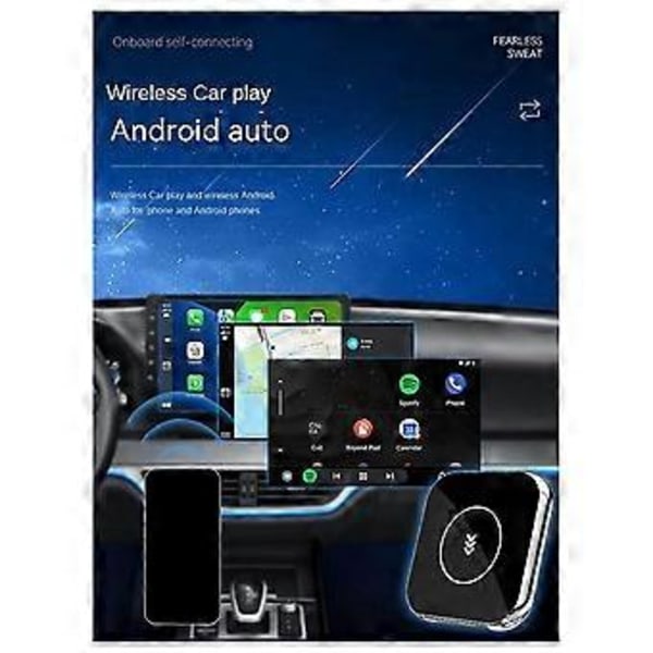 Langaton Carplay Android -sovitin 2 in 1 langaton sovitin autosovitin muuntaa langallisen Android Auton langattomaksi laatikoksi