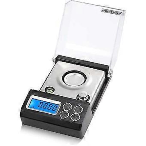 Digital Våg 30g 0.001g Hög Precision Elektronisk Våg Pulvervåg Guld Smycke