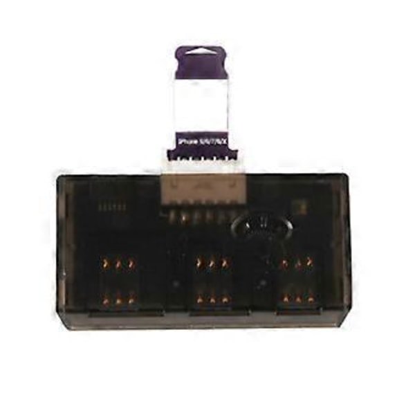 4-Slot SIM-kortadapter Multi-SIM-kortlæser Mini SIM Nano med separat kontrolkontakt til 5/6/7/8/X /Android