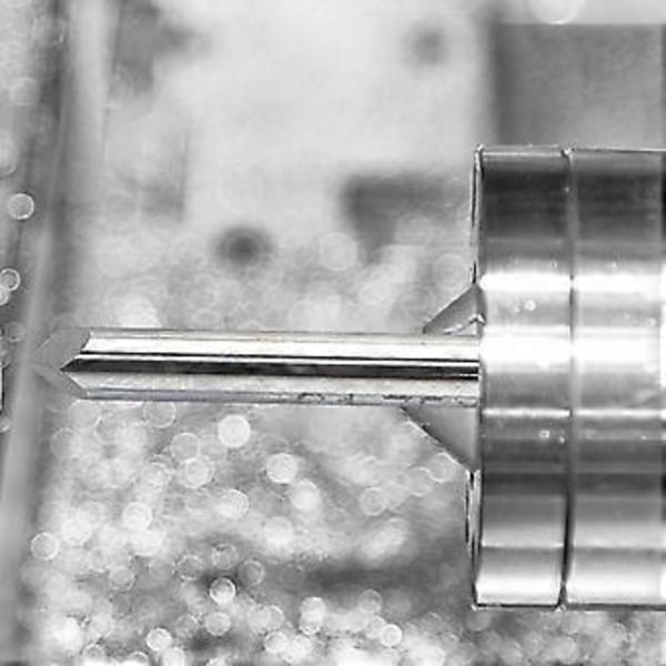 10 stk. 3,175 mm Graveringsbits Uden Grater Skarp Skæring Rundt Skaft Assorteret Flad Bund Udskæringssæt Til CNC Maskine