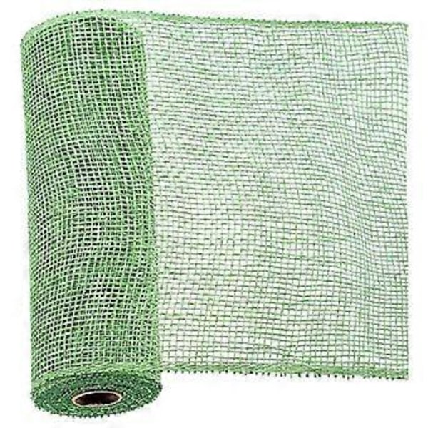3 Rullar Juteväv Dekorationsnät 25 cm Bred Dekorativt Nätband Omslagsband Rullar för Hantverk DIY Tillverkning