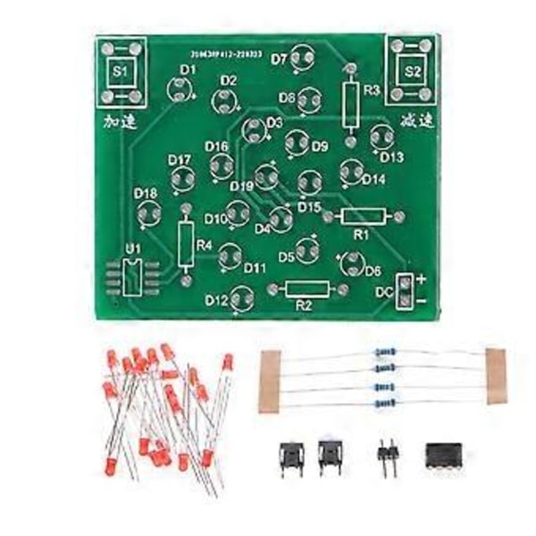 för DC 5V DIY Kit Elektronisk Vädermölla Rolig DIY PCB-kort och Delar Kit För Övning