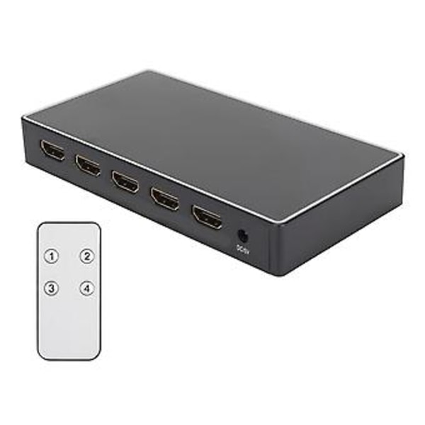 4K HD Multimedia Interface Vælger 6Gbps 2.0V 4 Ind 1 Ud 4K Ved 60Hz HD Multimedia Interface Konverter 100‑240VUS Stik