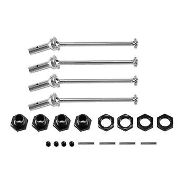 Metalliset etu- ja takavetoakselit 17 mm kuusiolla Arrma 1/7 Infraction Limitless Felony 1/8 RC-autoon