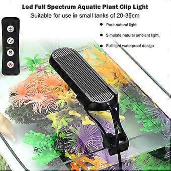 Akvarium LED Lys Til Fisketank Timing 3t 6t 12t USB Akvatisk Lampe Plantelys