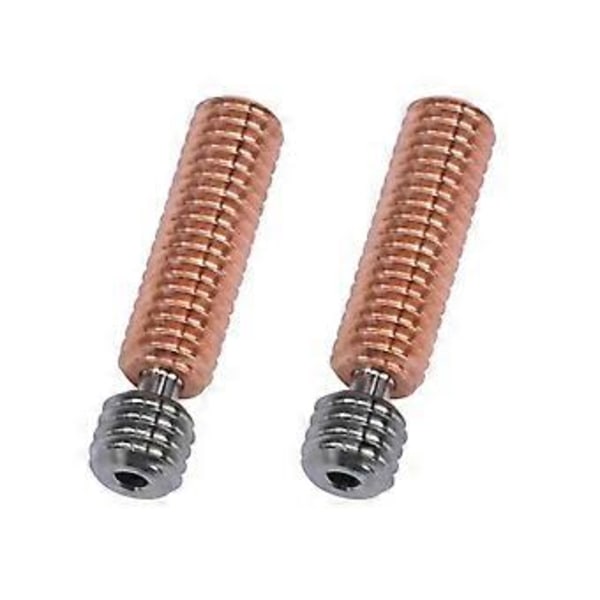 3D-skrivare Bi-metall Värmebrytare Titanlegering + Kopparlegering Halsrör för 1,75 mm 3D-skrivare Extruder Hotend Värmebrytare