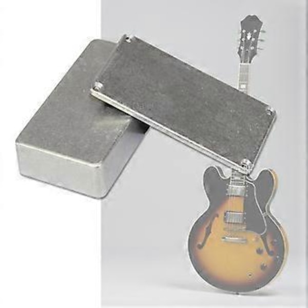 Effektpedal Aluminium Stomps Kapsling Gitarr Instrumentfodral Förvaringshållare