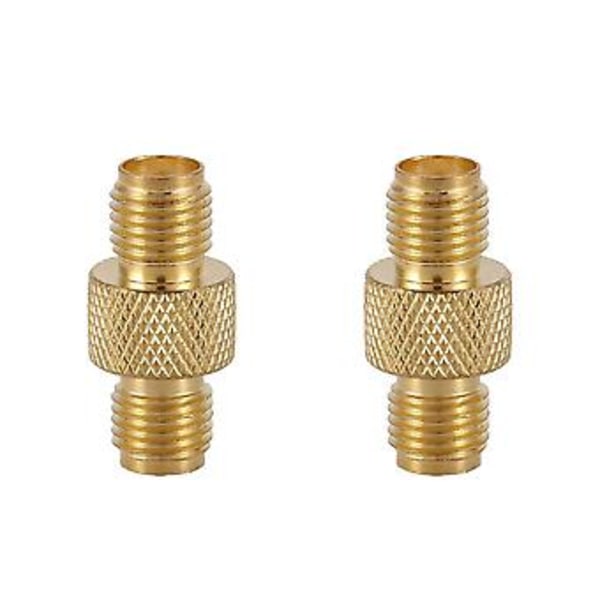 SMA Hun til Hun Barrel Adapter RF Koaksial Konnektor Lige, guld