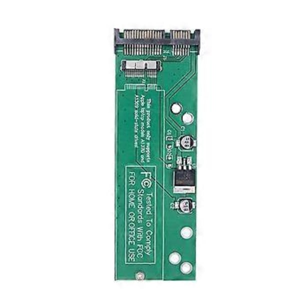SSD til SATA Konverterkort til 2010 2011 til 6+12 Pin A1369 A1370 A1375 A1377 Grøn