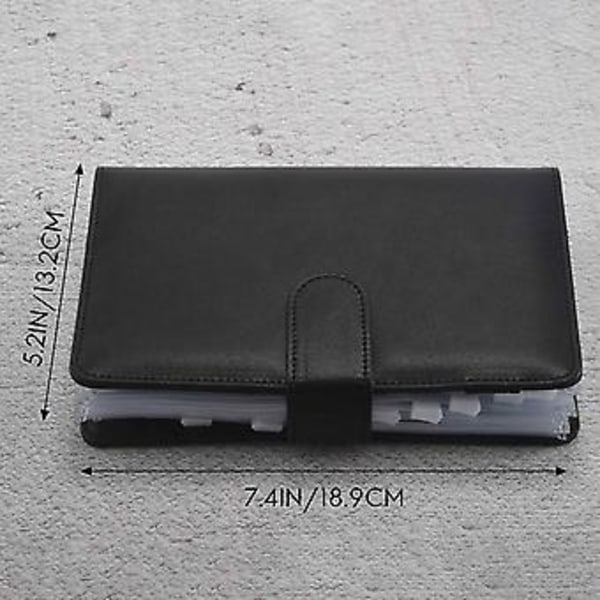 14 Binder Lommer A6 Med Binder Omslag, 6 Ringe Budget Binder Med Kontant Kuvert, Min Opsparing