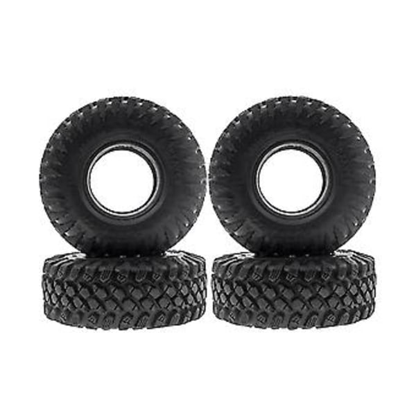 4 stk. Crawler 2.2 Tommers Dekk Myke 128mm Dekk Med Skum For Axial Wraith Scx10 -4 2.2