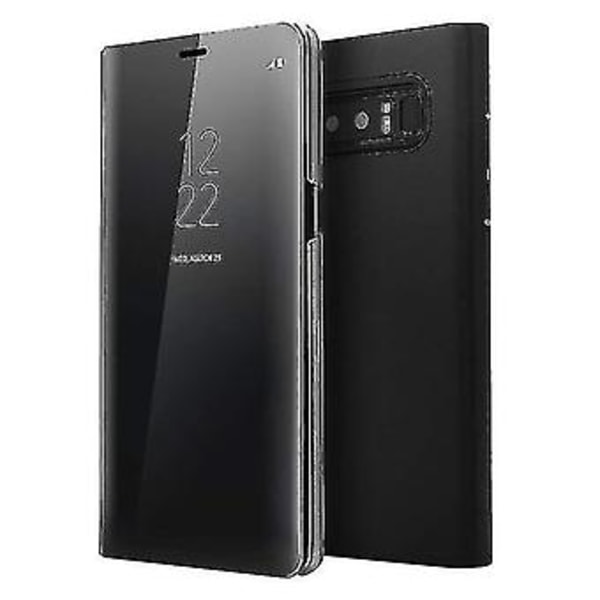 Fodral Samsung Galaxy Note 8 Clear View Stöttåligt Spegel Flip Fodral Clear View Cover Ställ