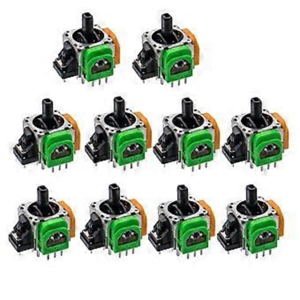 10 st. / Hall Elektromagnetisk Joystick Potentiometer Justerbar Elektromagnetisk IC Joystick