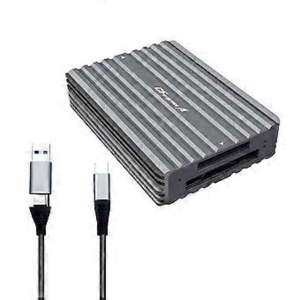 2 i 1 Cfexpress A&B Dobbeltsidet Kortlæser Cfexpress Kortadapter USB3.2 10gbps Egnet til Computere og Bærbar